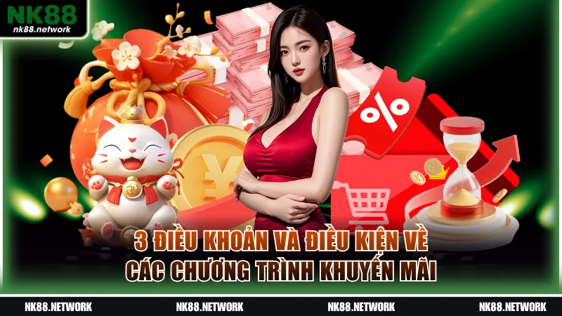 3 điều khoản và điều kiện về các chương trình khuyến mãi