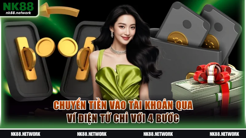 Chuyển tiền vào tài khoản qua ví điện tử chỉ với 4 bước
