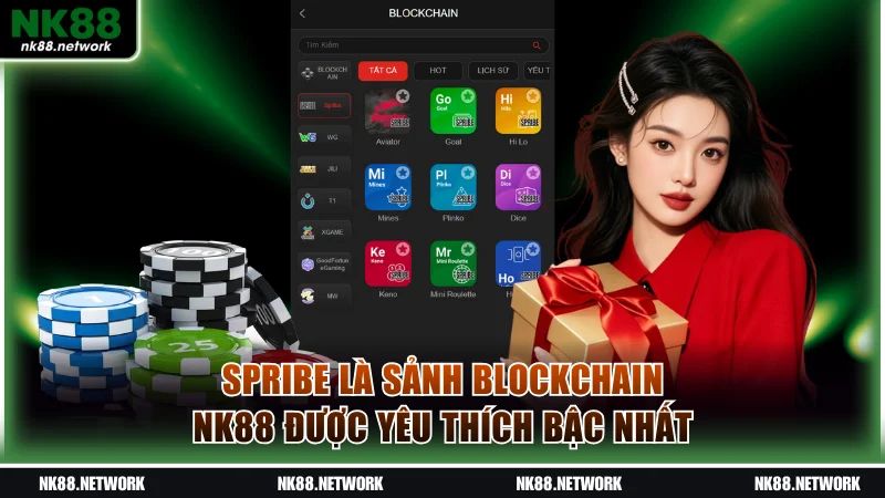 Spribe là sảnh chơi blockchain NK88 được yêu thích bậc nhất